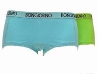 2-Pack Dames shorts Groen/Blauw Bongiorno