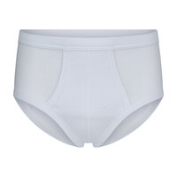 Heren slip met gulp M3000 Wit (2-pack)