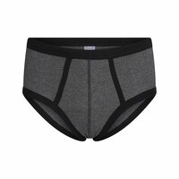 Heren slip met gulp Jupiter Zwart (2-pack)