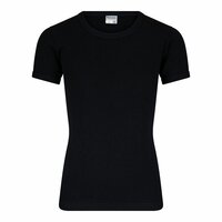 Jongens T-shirt V-hals en K.M. M3000 Zwart