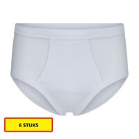 Heren slip met gulp M3000 Wit  (6 stuks)