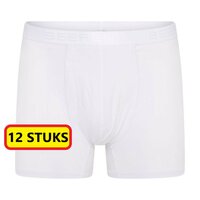 Heren boxerhort Dylan met gulp Wit (12 stuks)
