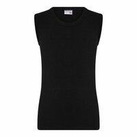 Jongens mouwloos shirt Comfort Feeling Zwart