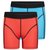 2-Pack Mix&Match Jongens boxershorts uni Koraal/Turqouise